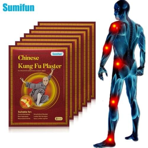 8/24/48 pcs Pain Relief Patch Chinese KungFu For Back Neck Muscle Joint Arthritis PainKiller Traditional Herbal Medical Plaster