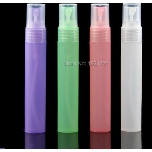 Free Shipping 20ml Transparent Plastic Spray Bottle Refillable Bottle Perfume Bottles with Spray Pump
