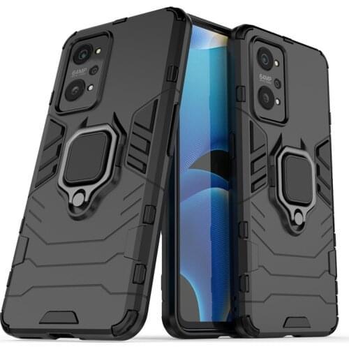 For Cover Realme GT Case For OPPO Realme GT Capas PC Ring Holder Stand Magnetic Armor Phone Case For Realme 8 Pro 8 GT 5G Fundas