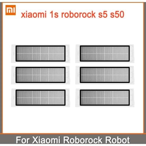 Hepa Filter for xiaomi 1 1s Accessories MI Robot Vacuum Cleaner Roborock S5 Max S6 Pure S6 Max S5 S51 S50 S55 Xiaowa E25 E35