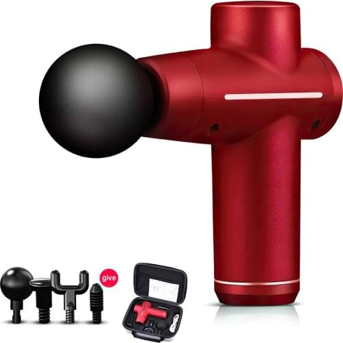 Mini Electric Massage Gun Deep Muscle Fascial Body Massager Gun Tissue Percussion Small Fitness Equipment Acid Relief Pain Relax