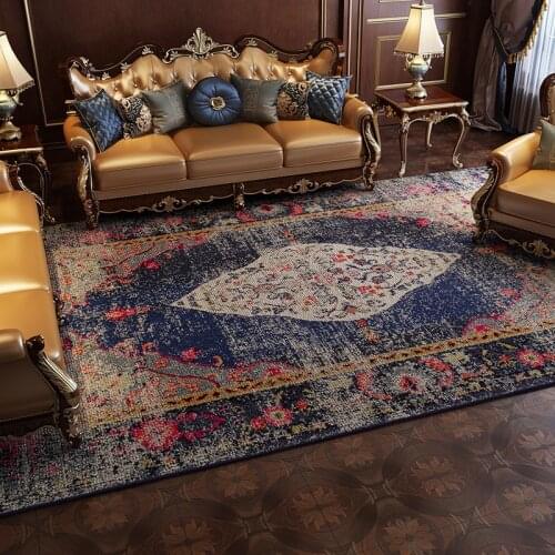 Persian Ethnic Style Carpets For Living Room Large Size Europe Area Rug Thicken Non-slip Mat Floor Pad Bedside Mat 200x300cm