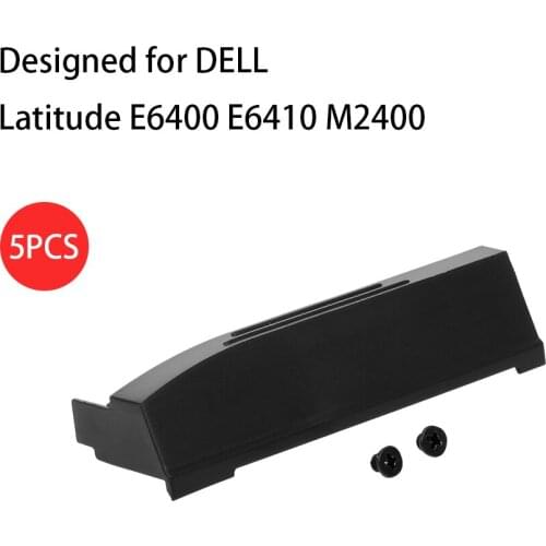 5Pcs New Hard Drive Caddy Lid Cover with Mounting Screws for DELL Latitude E6400 E6410 M2400