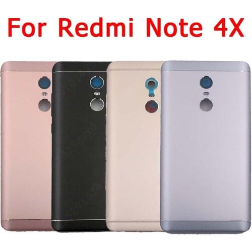 Original for Xiaomi Redmi Note 4X Back Battery Cover Rear Housing Cover Case Replacement Spare Parts