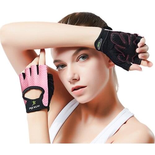 Half Finger Gym Fitness Gloves Women Men Weight Lifting Gloves Sports Exercise Workout Body building Hand Protector Gloves