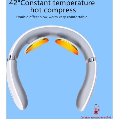 6 Mode Smart Electric Neck Massager Shoulder Body Massager Low Frequency Magnetic Therapy Pulse Pain Relief Tool Health Care