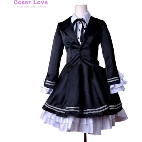 VOCALOID Project Diva F Secret Police Cosplay Costume Deluxe-KH4 Halloween Christmas Clothing