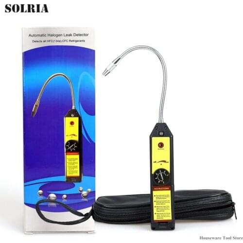 WJL-6000 Portable Electronic Halogen Leak Detector Refrigerant Air Checker Multifunctional Gas Leak Detector for R134a R410a