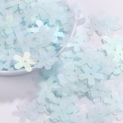 10g/pack Magic Colorful Sky Blue Sequins Loose sequins Paillettes Sewing Wedding Craft, Birthday Gift,DIY Flash Matte Sequin