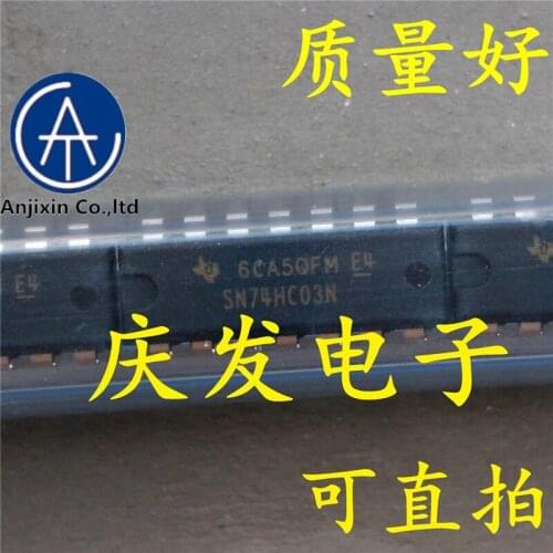 10pcs 100% orginal new 100% quality real stock 74 hc03n SN74HC03N new DIP - 14