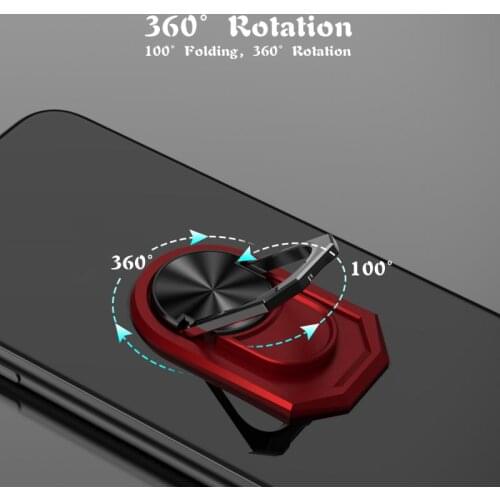 360° 2 In1 Car Magnetic Mobile Phone Holder Finger Stand Mobile Phone Accessories Cell Phone Ring Grip For Xiaomi Huawei