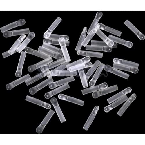 20/30/50pcs Carp Fishing Silicone Quick Change Fishing Tackle Clear Waggler Float Adaptors Carp Match Floats Tackle Accessories