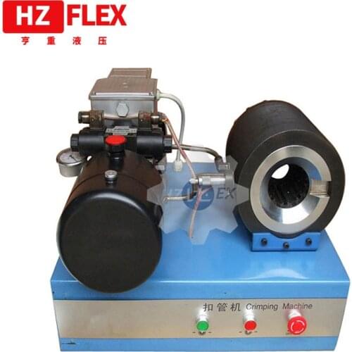 2019 HZFLEX HZ-12 Pipe Hydraulic Pressing Tube Rubber Pipe Hose Crimping Machine With Full Sets Of Jaws
