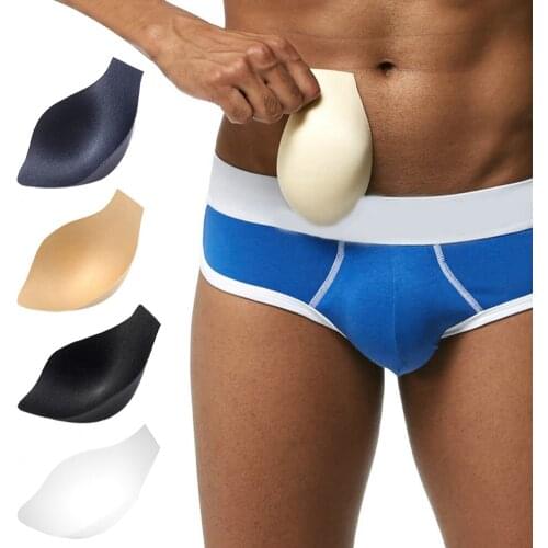 3D/Thin/Thicken Men Underwear Breathable Sponge Pads Swimming Trunks Men Cups Underwear Underpa Shaping Pads Outdoor Enlarge
