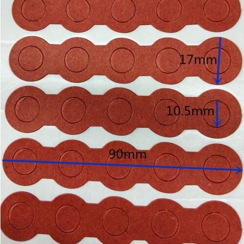 5 18650 li-ion battery anode insulation gasket Insulator Ring for 18650 5s 5p Li-ion battery anode hollow point insulator gasket