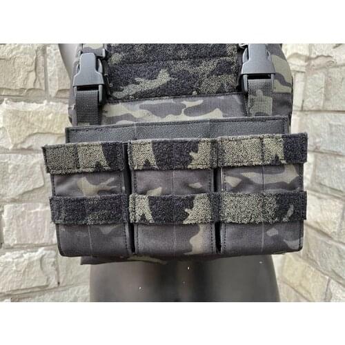 500D elastic triple tactical front panel adapts to lv119 fsck AVS and other vest expansion conversion panel