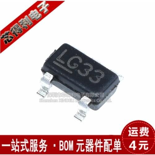 Free shipping 20PCS MIC5219-3.3BM5 MIC5219-3.3YM5 MIC5219 LG33 SOT23-5 LOD regulator 100% new original
