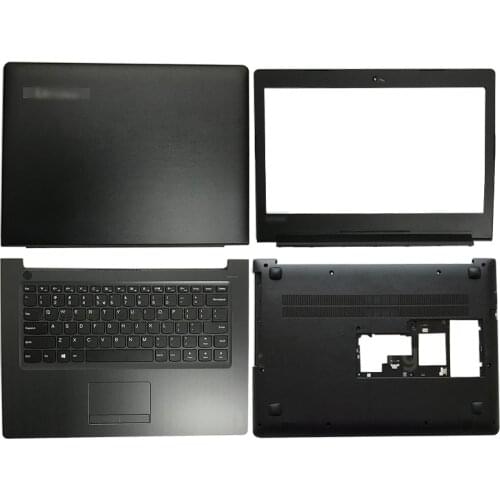 For Lenovo Ideapad 310-14 310-14IAP 310-14IKB 310-14ISK Laptop Case LCD Back Cover/Front Bezel/Palmrest/Bottom Case Black