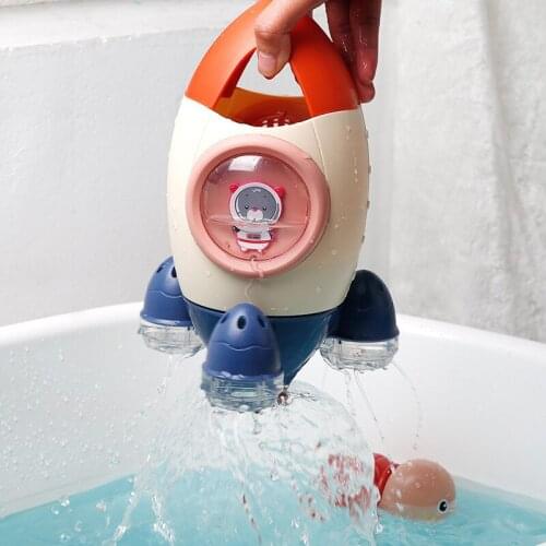 Baby Bathroom Toys Bath Fun Toddler 3 Years 6 12 Months Kids Educational Water Rocket Gift for Children Shower Spray