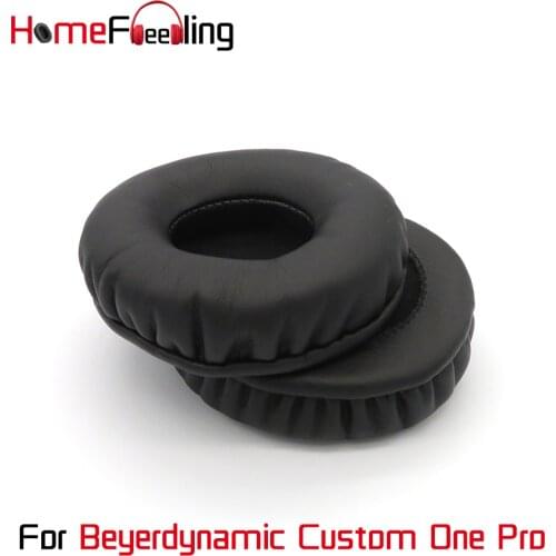 Homefeeling Ear Pads Cushions for Beyerdynamic Custom One Pro Headphones Thicken Velour Sheepskin Leather Earpads Replacement