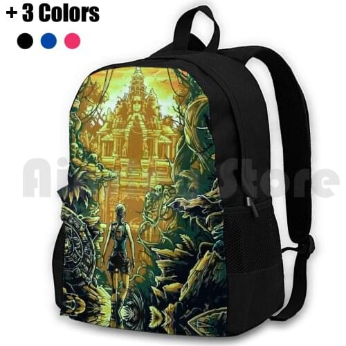 Epic Video Games Outdoor Hiking Backpack Riding Climbing Sports Bag Tomb Raider Lara Croft Video Game Console Ps4 Nintendo Mow