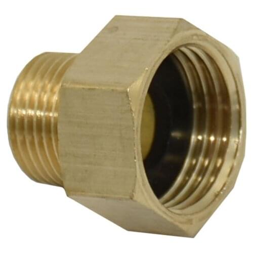 Male 3/8" to 1/2" Female Brass threaded connector hose repair Garden water tap Connector hose fittings 20pcs