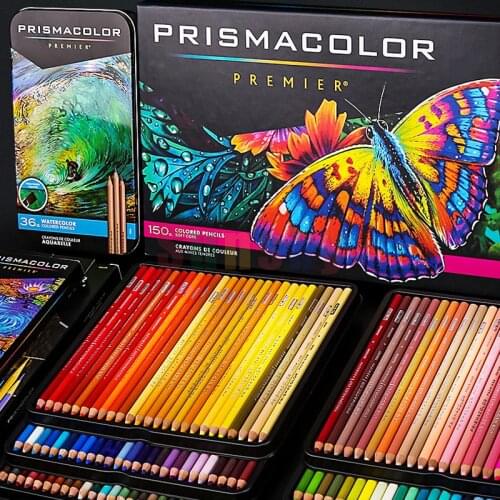 12 24 36 48 72 150 pack Art Colored Pencil Set for Painting Prismacolor Wooden Watercolor Design Graffiti Stationery Supplies