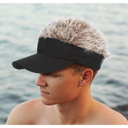 2020 New hat unisex Funny Wig Cap Visor Casual Golf Caps Outdoor Wig Baseball Cap Parent-child Street Trend Outdoor