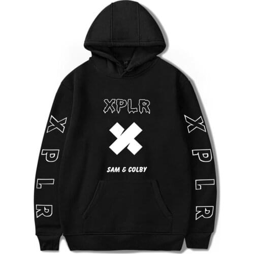 New XPLR Hoodie Printed Sam And Colby Hoodies Sweatshirts Men Women Clothes Youtube Kids Sweatshirt Sam And Colby Pullover