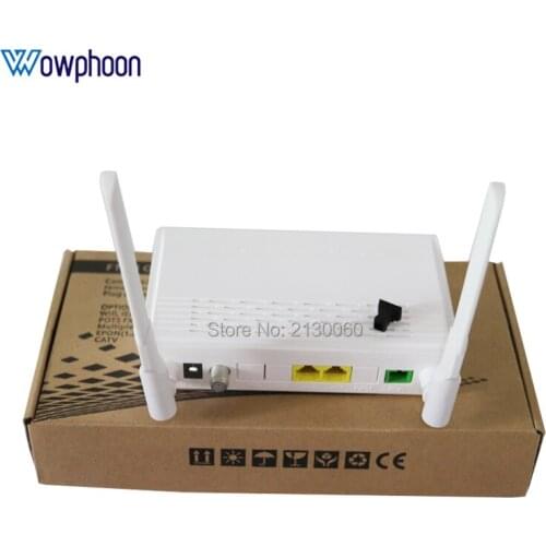 OTOP onu EPON wifi ont 1GE + 1FE + CATV + WIFI port SC APC interface, English version