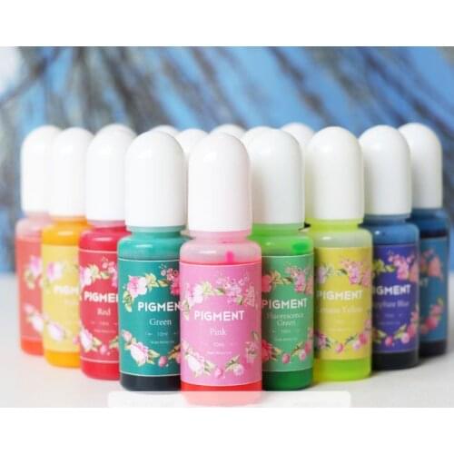 Epoxy Resin Colorant 15 Colors Epoxy Resin Pigment Epoxy Resin Dye for Resin Jewelry DIY Crafts Art Making 10ml Each Au06 21