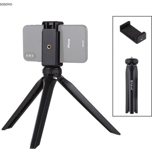 Portable Plastic Handheld Bracket Stand Tripod Monopod & Universal Phone Clip For Smartphones Action Sports Camera Accessories