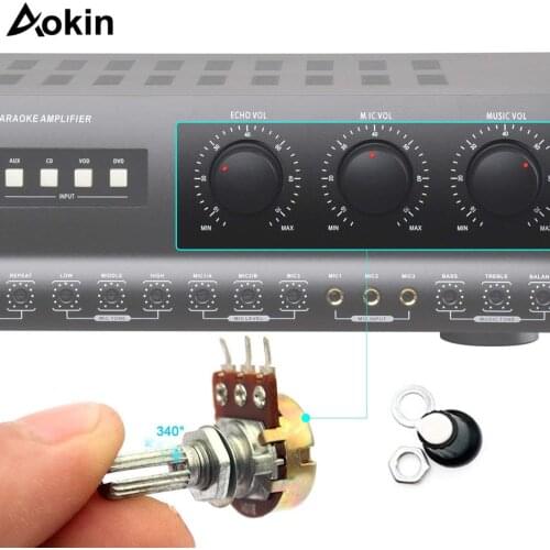 10pcs WH148 B1K/B2K/B5K/B10K/B20K/B50K/B100K/B500K 3Pin 15mm Shaft Amplifier Potentiometer 1K/2K/5K/10K/50K/100K/500K