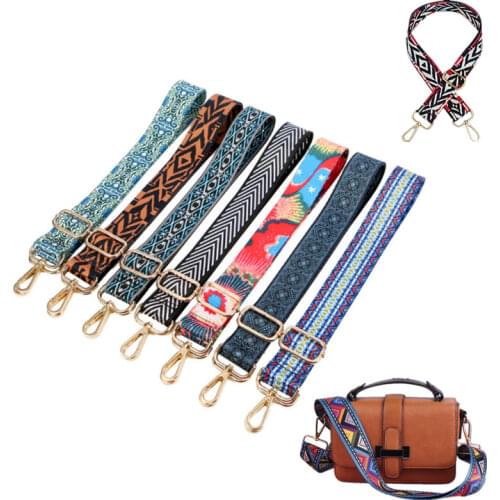 Rainbow Adjustable Bag Strap Handbag Belt Cross Body Wide Shoulder Strap Replacement Handles Bags Part Accessories