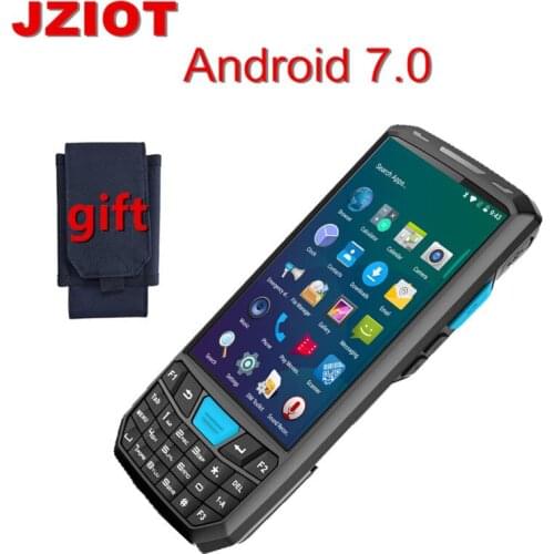 Cheapest factory 4G LTE mobile Android 7.0 1D 2D rugged tablet pc android barcode scanner terminal PDA rfid reader courier PDAs