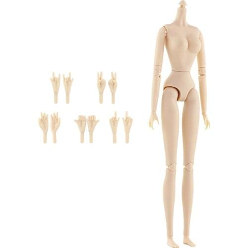 1:6 28 Jointed Movable Doll Body 5 Pairs Hands Without Head