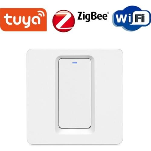 Tuay ZigBee Switch Working with Tuya ZigBee Hub Touch Switch Sticker SmartLife App Control Powered by TuYa Wall Switch 110v 220v