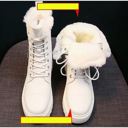Winter Boots Women Shoes on Platform Womens Ankle Boots 2021 Warm Cozy Soft Plush Waterproof Snow Boots for Female New