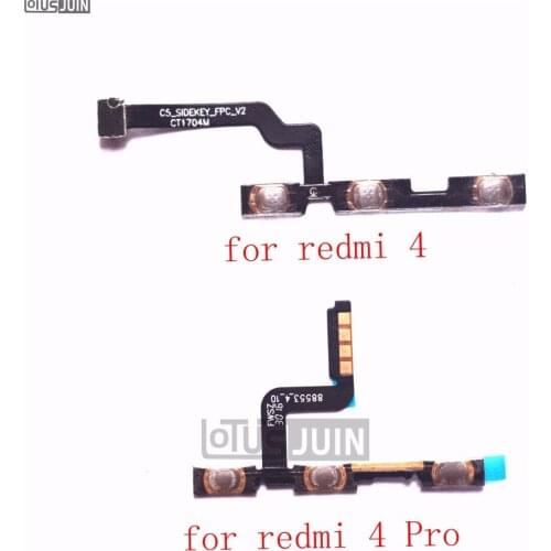 2PCS for Xiaomi Redmi 4/ Redmi 4 Pro Side Power Volume Key ON/OFF Button Switch Flex Cable