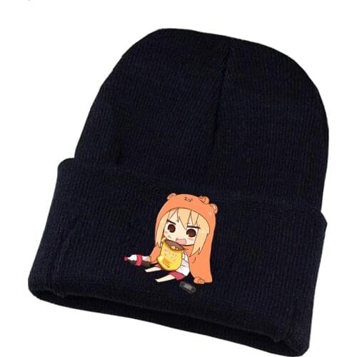 Anime Himouto! Umaru-chan Knitted hat Cosplay hat Unisex Print Adult Casual Cotton hat teenagers winter Knitted Cap