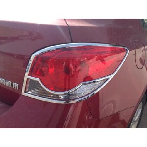 For Chevrolet Cruze 2009-2014 ABS Chrome Car Rear Headlight Fog Lamp Lights Cover Trim Moldings Car Styling Auto Accessories