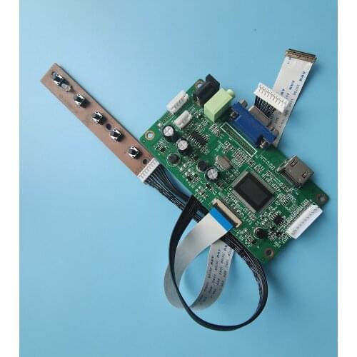 For NT140WHM-N42 LCD DIY KIT VGA 14" 30Pin Controller board EDP SCREEN display 1366×768 LED EDP monitor DRIVER