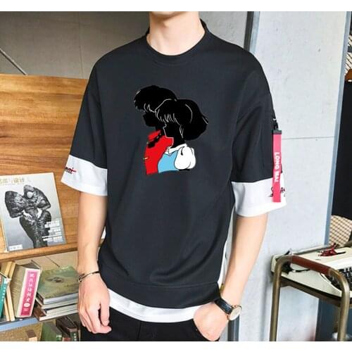 Anime Ranma ½ T-shirt Unisex Manga Streetwear T-shirt Casual Short Sleeve Teenagers Cosplay Cartoon t Shirt