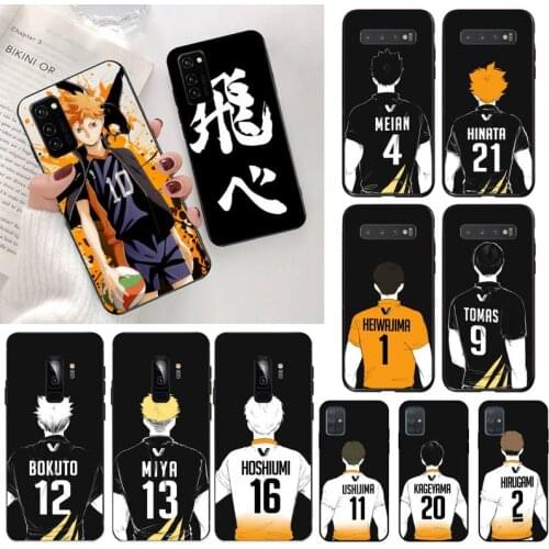 Haikyuu!! Karasuno Jersey Shoyo Hinata Phone Case for Samsung S20 plus Ultra S6 S7 edge S8 S9 plus S10 5G lite 2020
