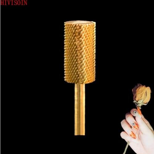 HIVISOIN -10PCS- Carbide nail grinding head-Large Barrel Bit - 60010060
