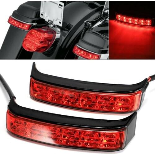 Motorcycle Saddlebag Tail Turn Light Box Luggage Runing Lamp Housing For Harley Touring/Road King/Electra Glide/FLHR 2014-2019