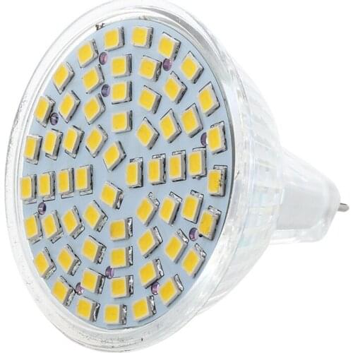 MR16 60 LED 3528 SMD Bulb Lamp Light Warm White 12V 2.5W