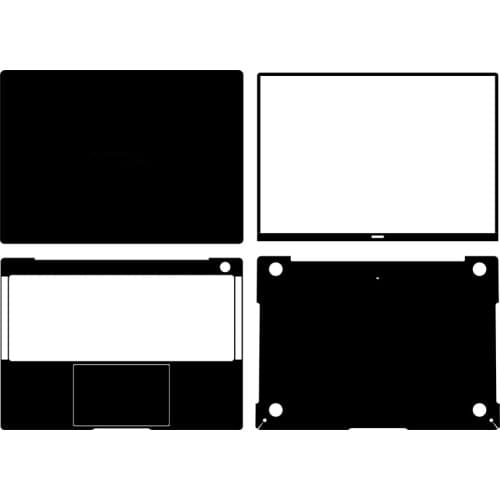 KH Carbon fiber Laptop Sticker Skin Decals Cover Protector Guard for Huawei Matebook X Pro 2021 release