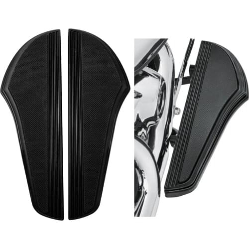 Foot Pegs Footrest Floorboard Pedal Black&Chrome Aluminum For Indian Roadmaster Chief Classic 2014-2018 2019