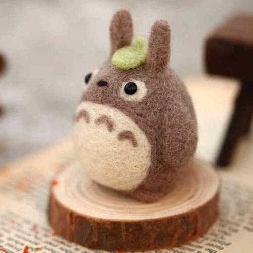 Wooden Slice Cup Mat Natural Round Coaster Holder For DIY Crafts Wool Needle Felt Decoration Plastic Ball DIY Accessory